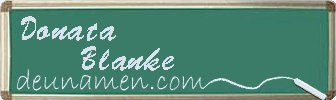 Donata Blanke Visitenkarte